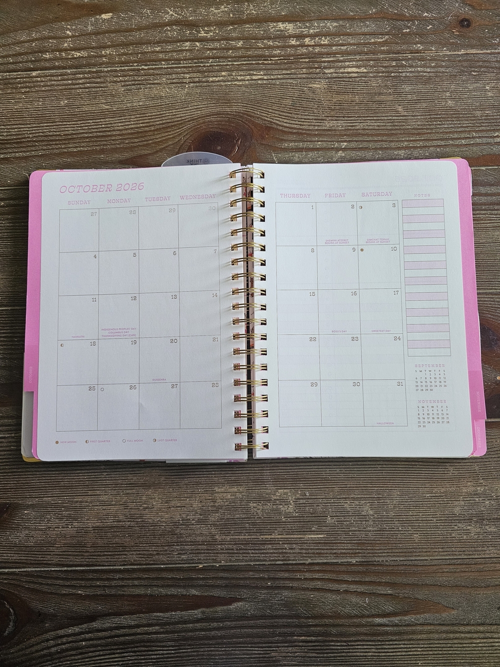Pink 'Not My First Rodeo' 15-Month Planner - Picture 3 of 5